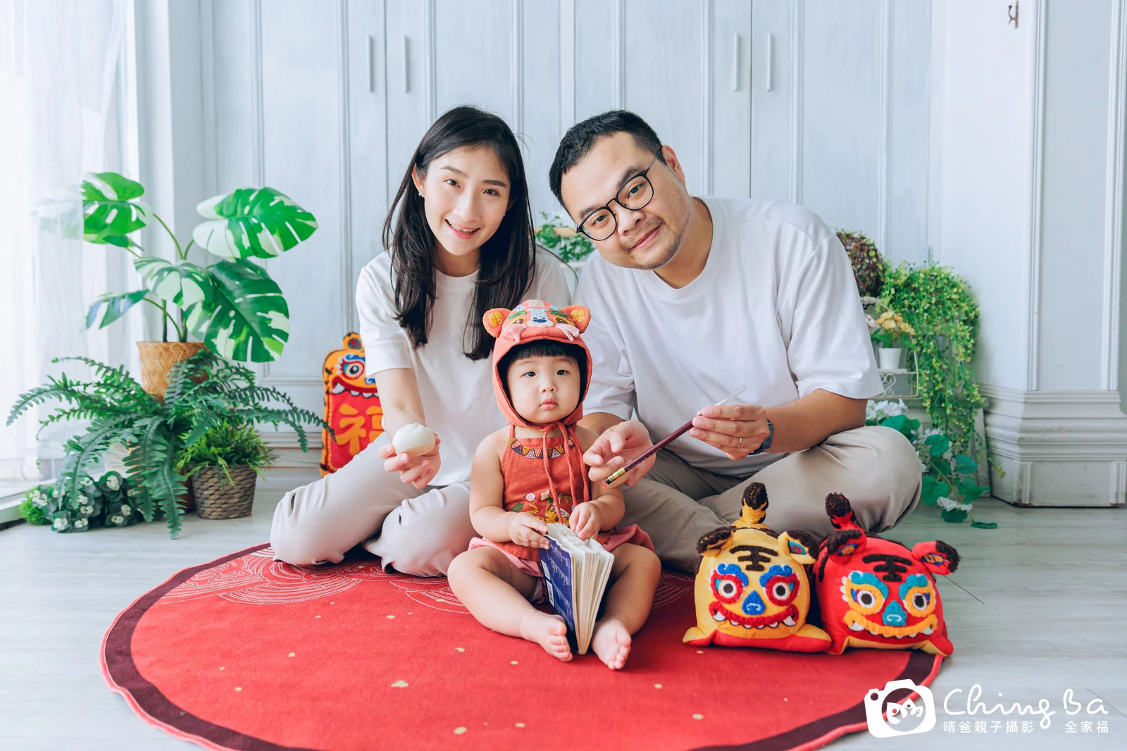 小栗子周歲抓周儀式的紀錄（2024 年秋季）