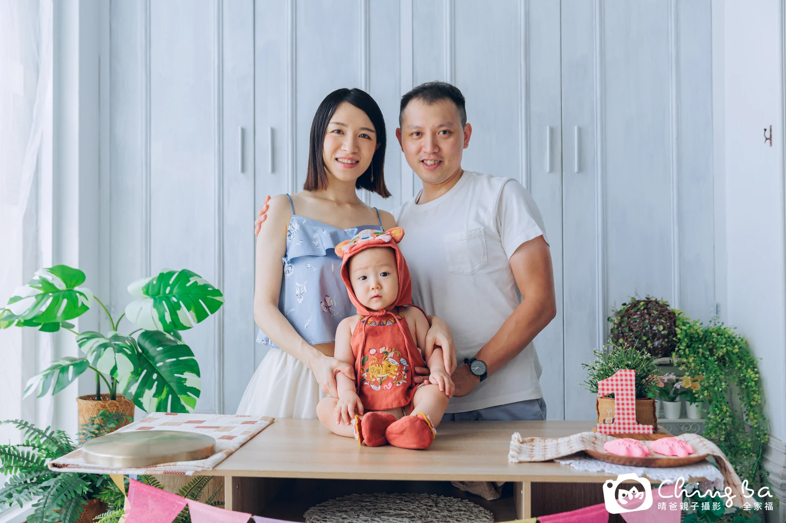 小Q的抓周時光——晴爸親子攝影