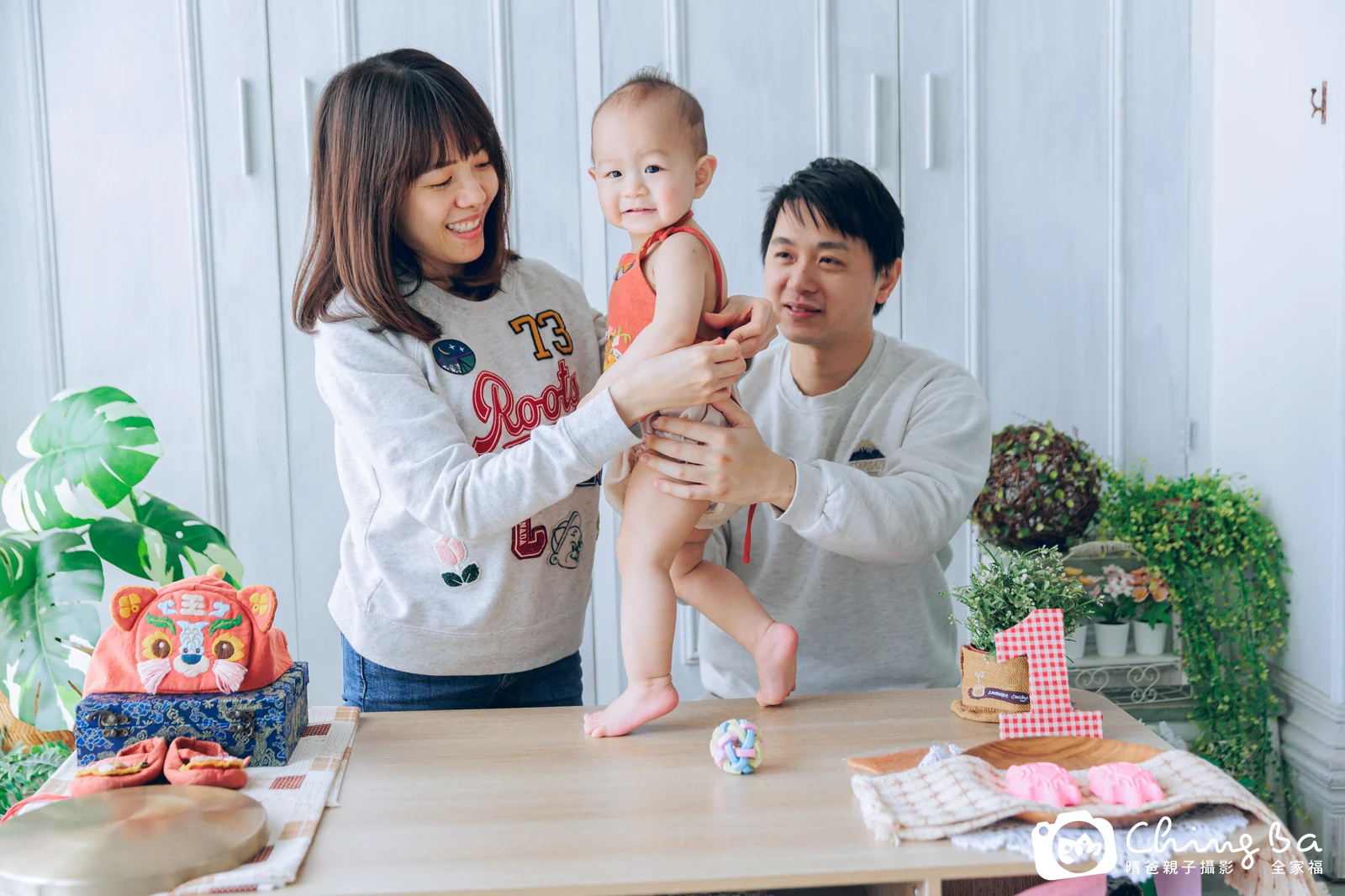 柚柚的抓周時光——晴爸親子攝影