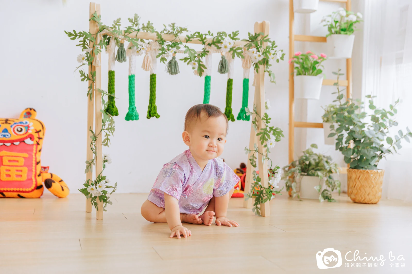 Momo周歲抓周儀式的紀錄（2023 年夏季）