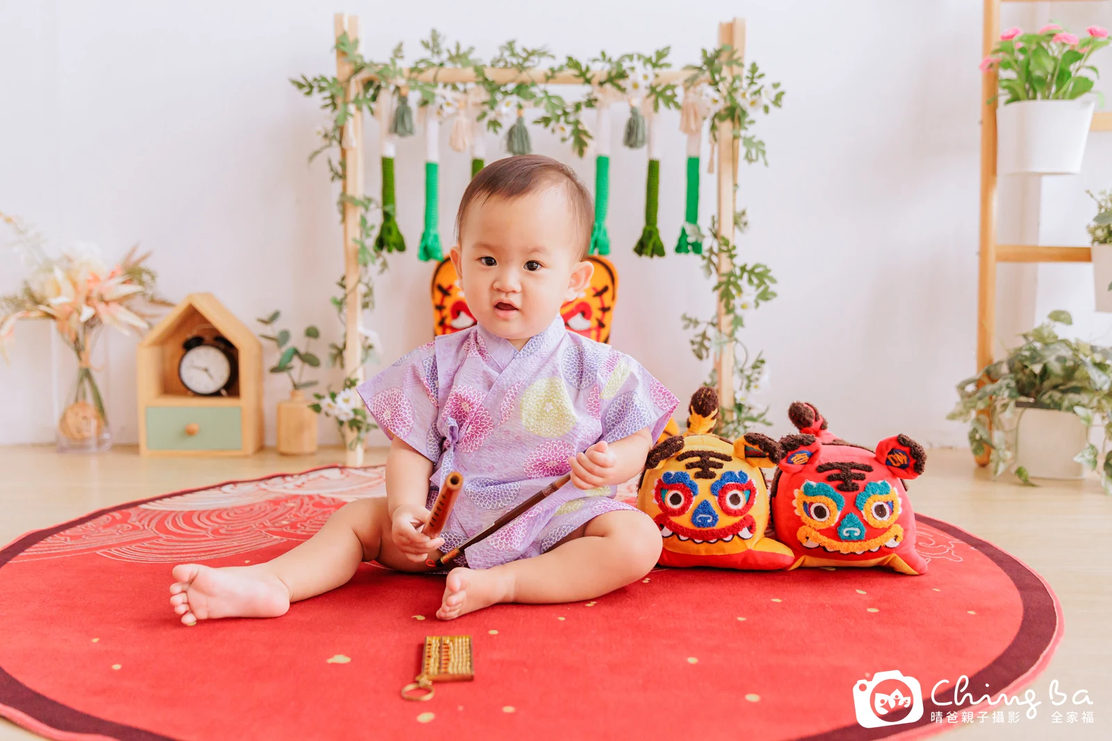 Momo周歲抓周儀式的紀錄（2023 年夏季）