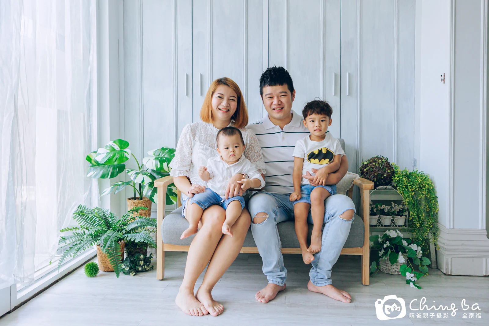 肉圓的台中小家庭抓周拍攝現場