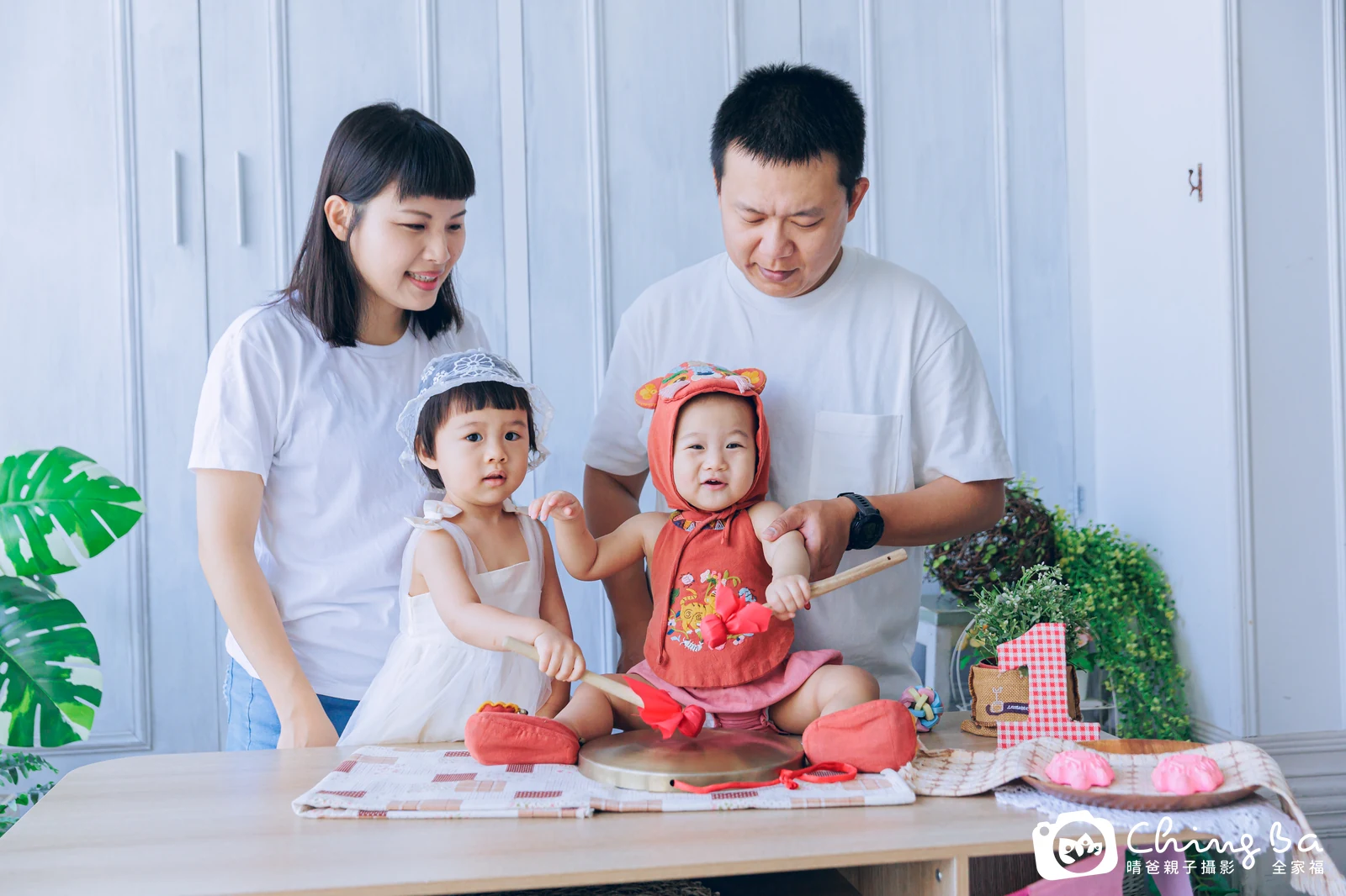 漫漫周歲抓周儀式的紀錄(2024 年夏季)