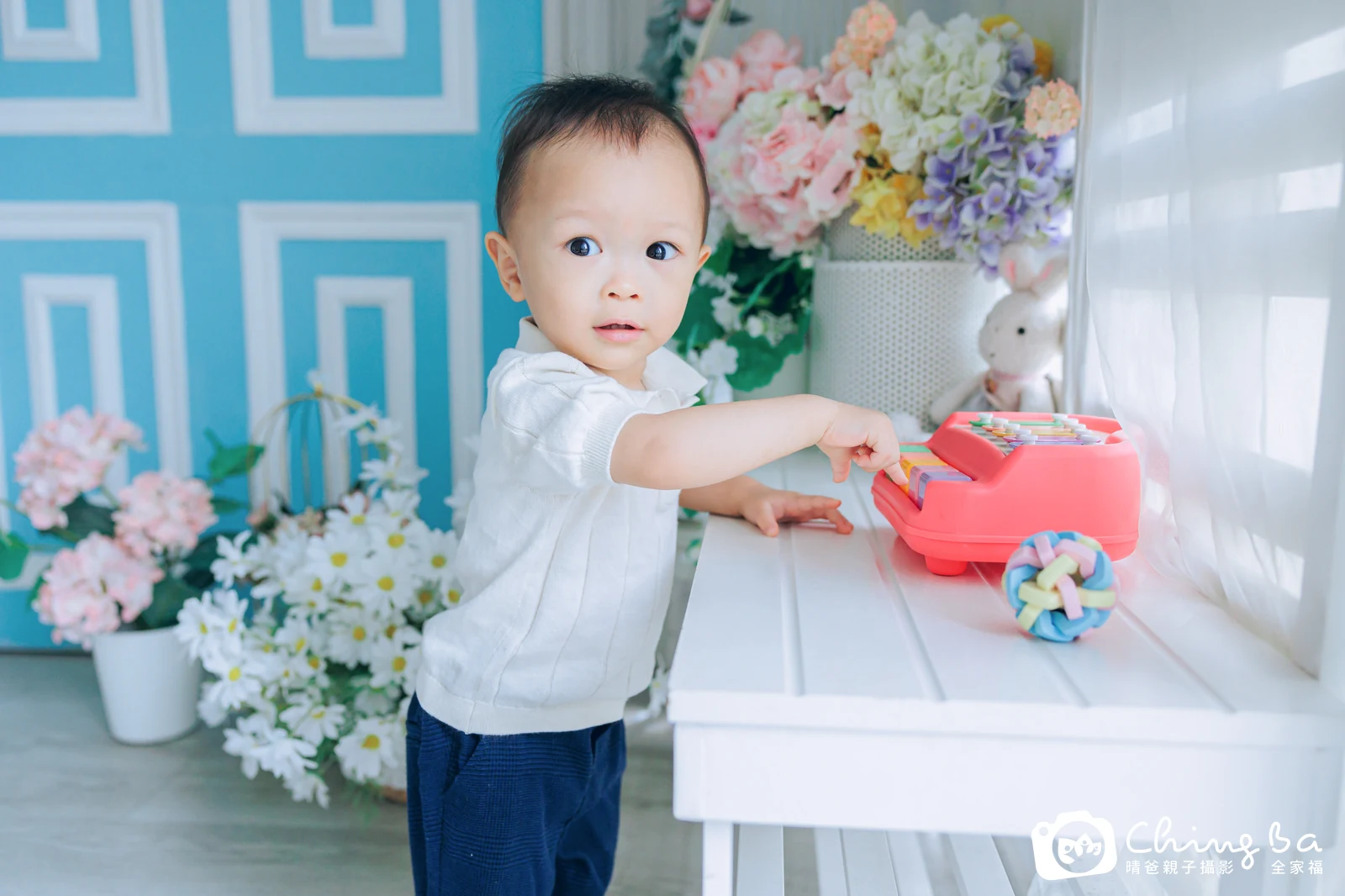 小Bo的抓周時光——晴爸親子攝影