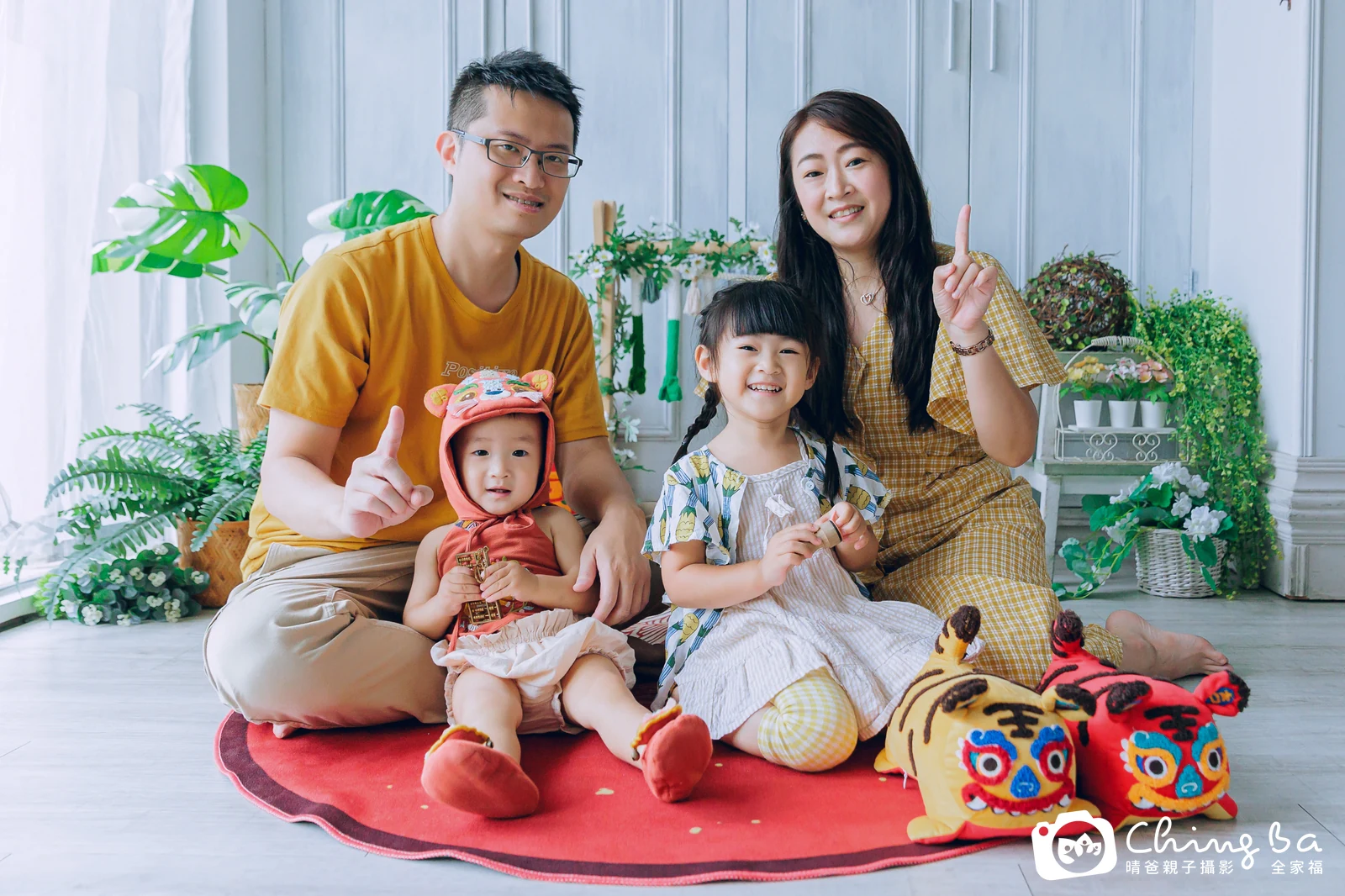 小家庭抓周拍作品｜2024 年夏季｜晴爸親子攝影