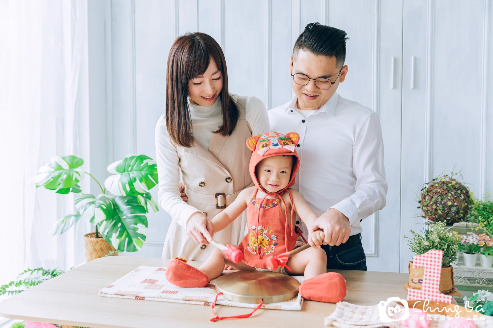 澄澄周歲抓周儀式的紀錄（2024 年春季）