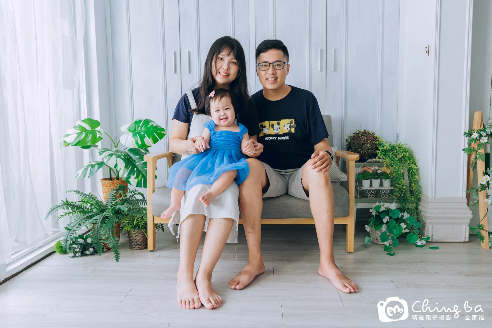 芮芮 約 1 歲寶貝 台中小家庭抓周紀念照｜晴爸親子攝影