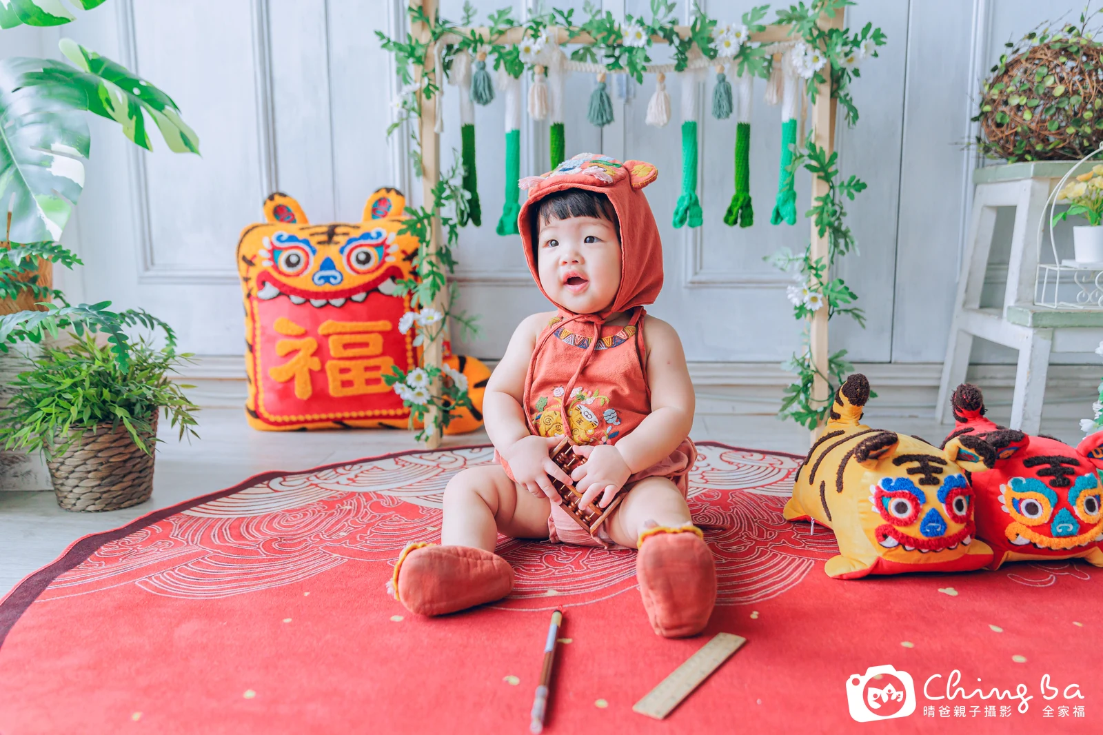 云云周歲抓周儀式的紀錄(2024 年春季)