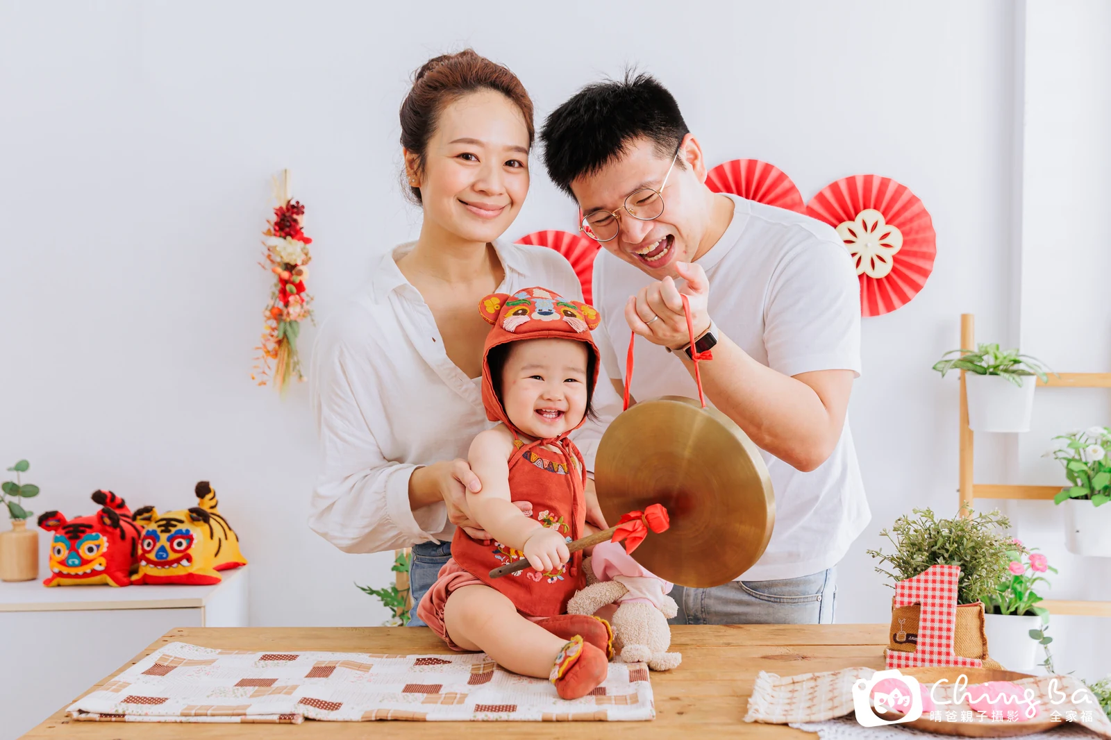沐沐的抓周時光——晴爸親子攝影
