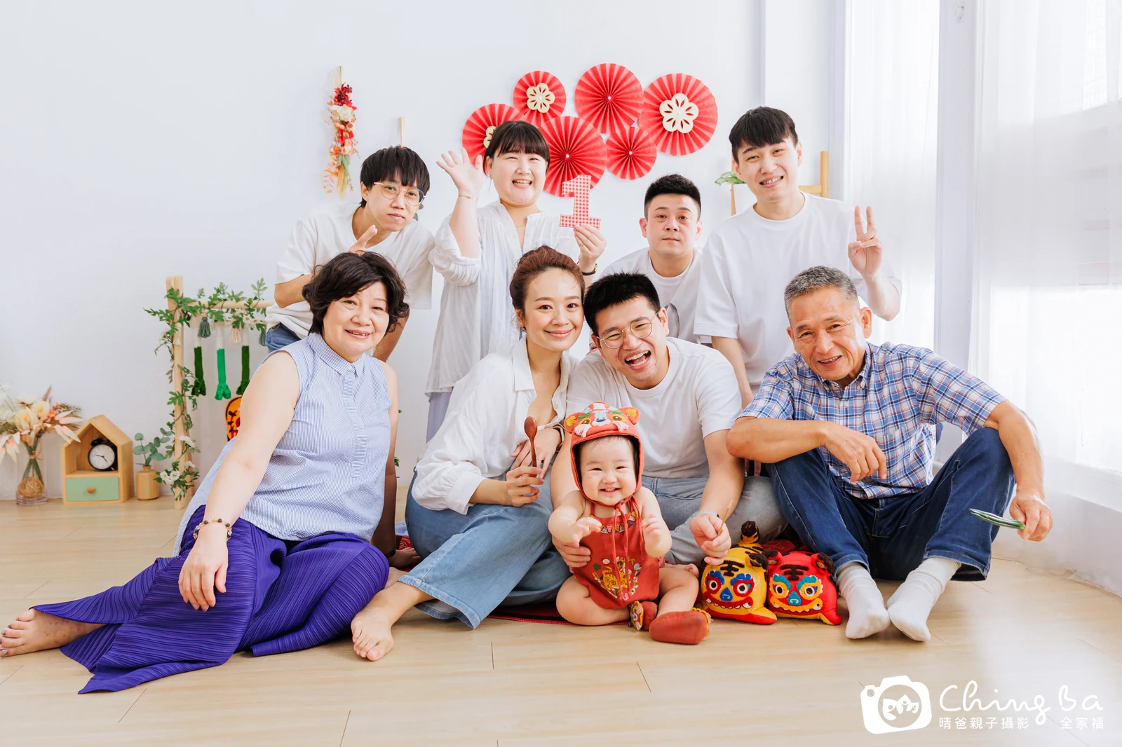 小家庭抓周拍作品｜2023 年秋季｜晴爸親子攝影