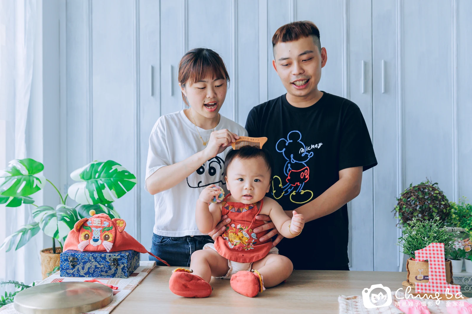 丞丞周歲抓周儀式的紀錄（2024 年夏季）