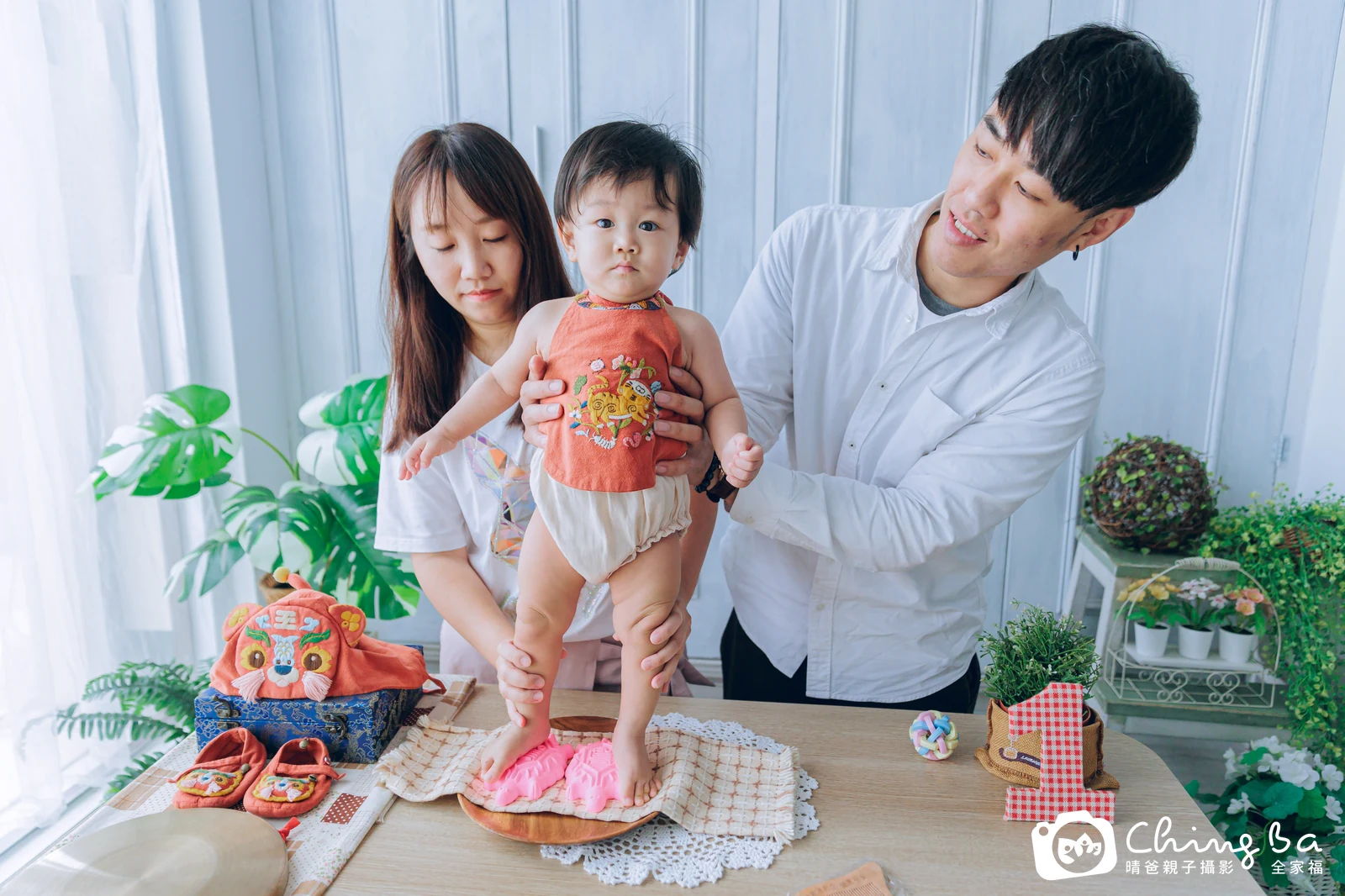 豪豪的抓周時光——晴爸親子攝影