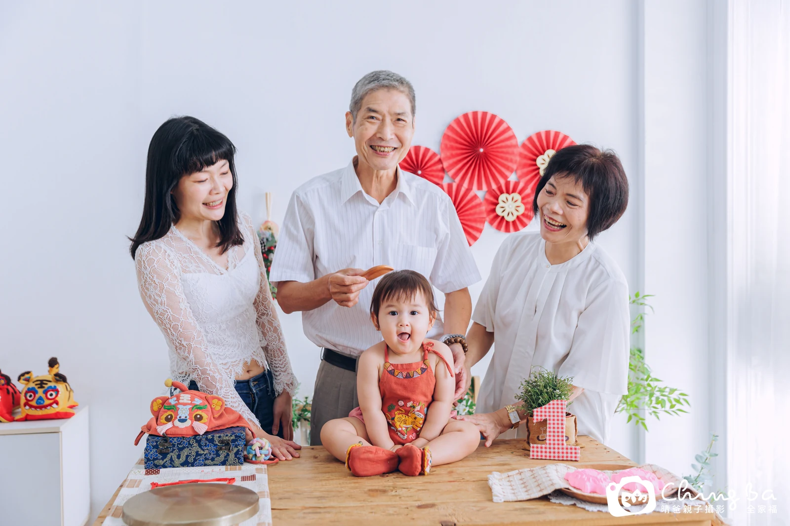 Alina的抓周時光——晴爸親子攝影