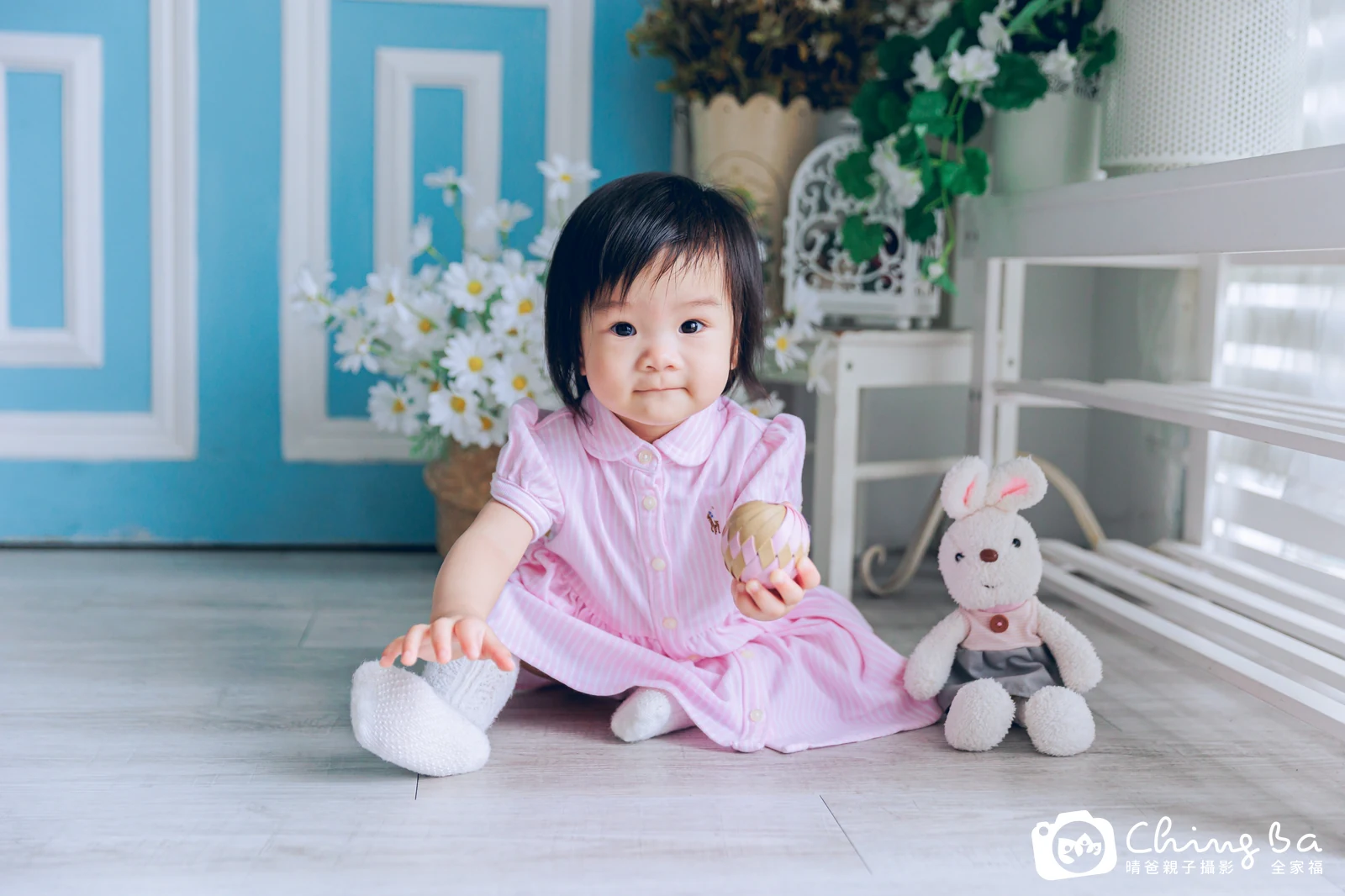 小璦的抓周時光——晴爸親子攝影