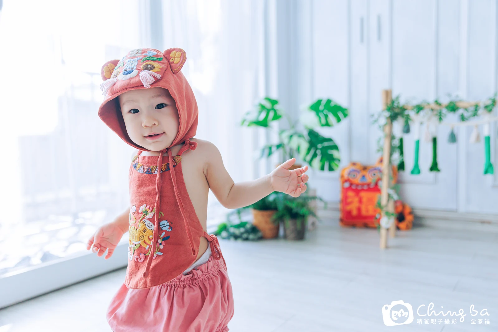 小家庭抓周拍作品｜2024 年秋季｜晴爸親子攝影