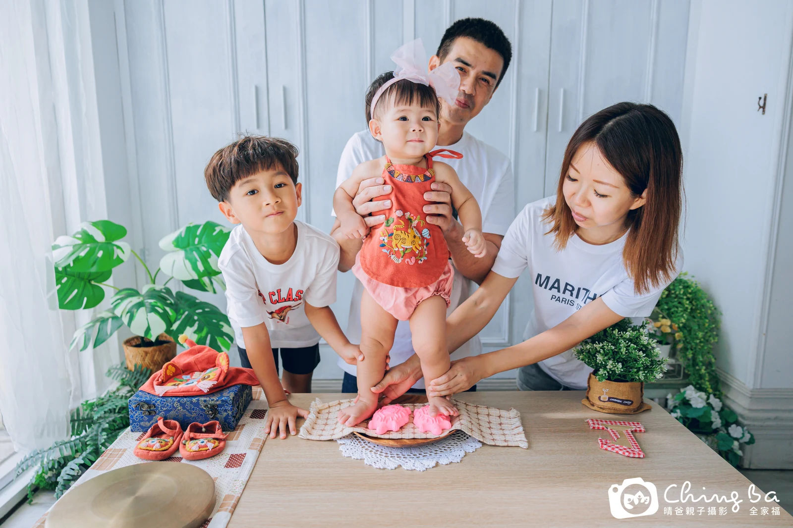 妹妹在台中拍小家庭抓周的珍貴一刻