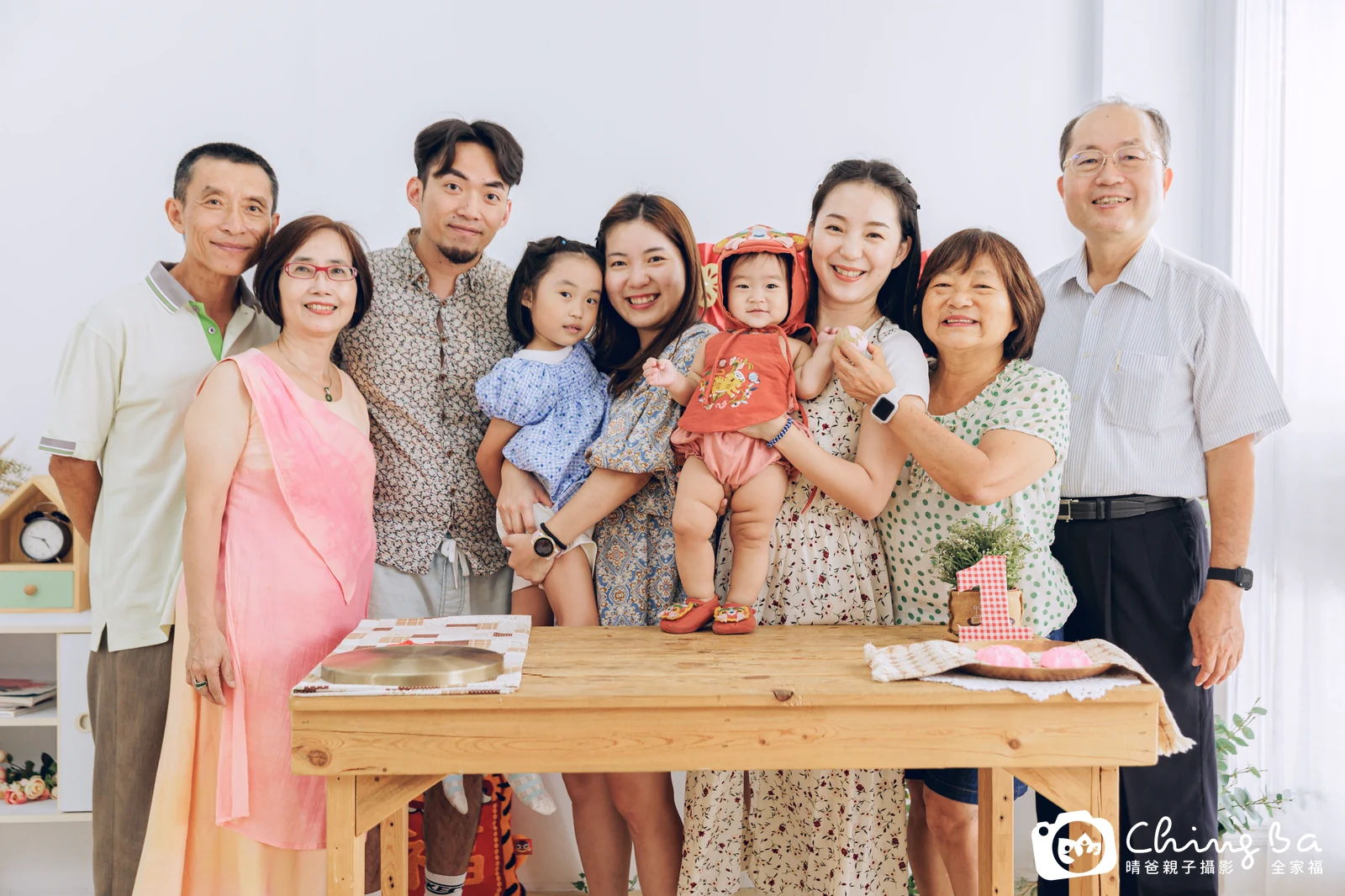 小家庭抓周拍作品｜2023 年秋季｜晴爸親子攝影