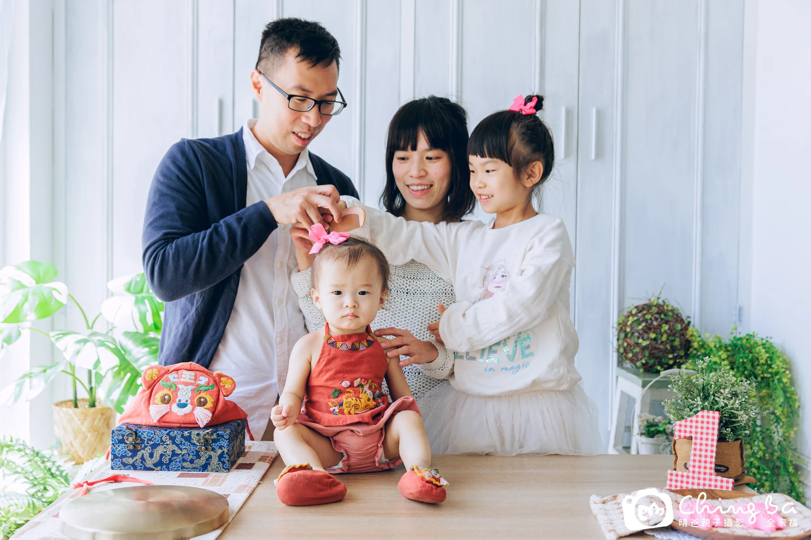 菲菲的抓周時光——晴爸親子攝影