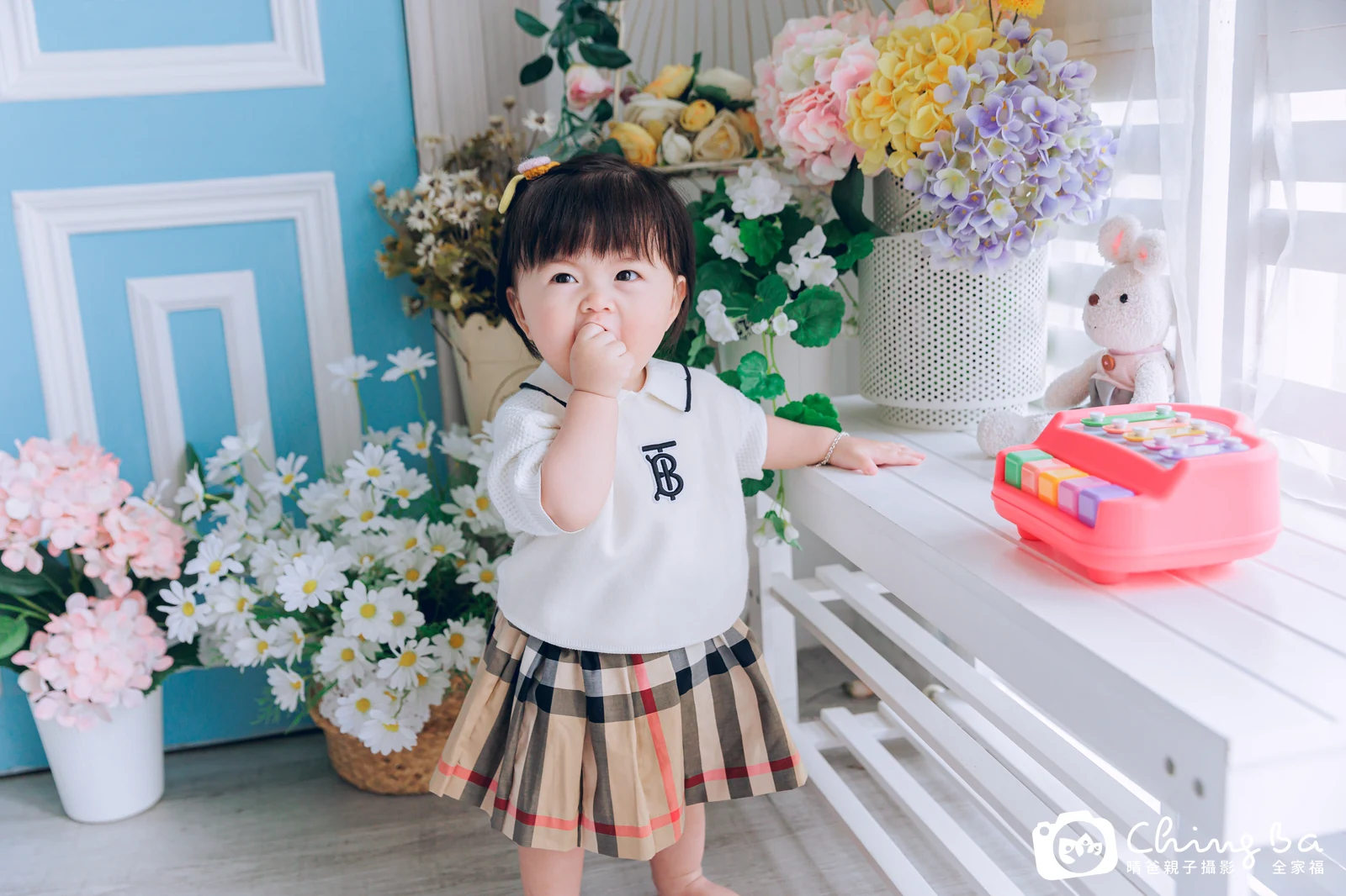 彤彤的抓周時光——晴爸親子攝影
