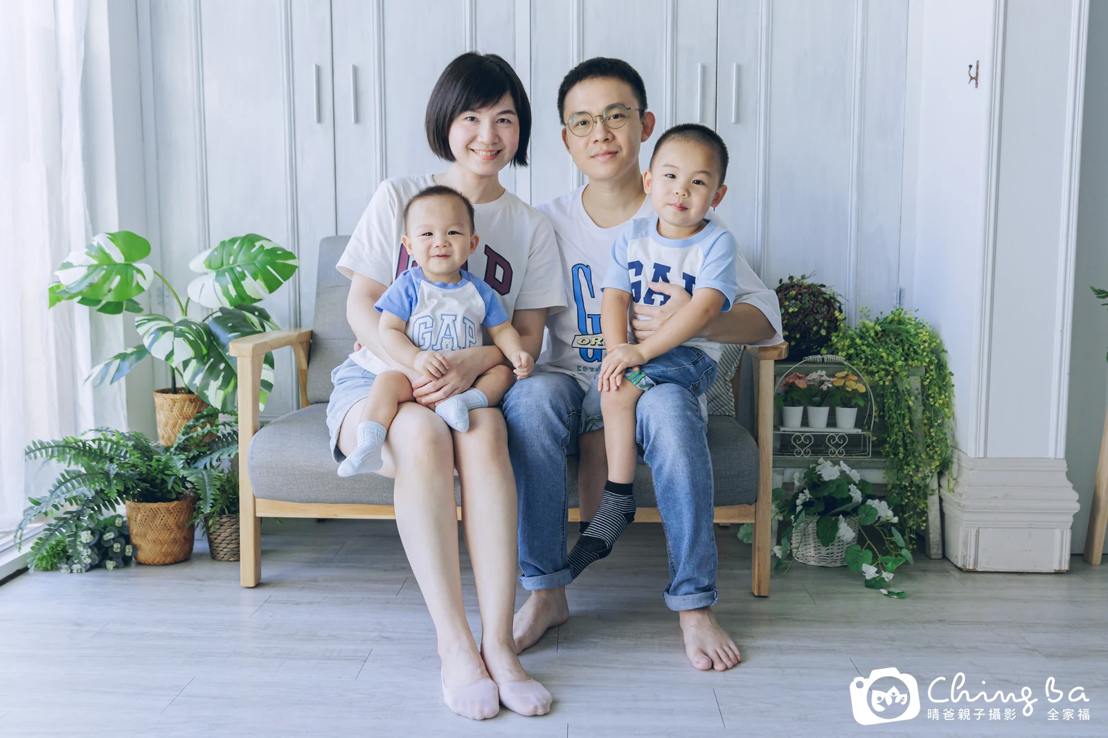 克 1 歲寶貝 台中小家庭抓周紀念照｜晴爸親子攝影