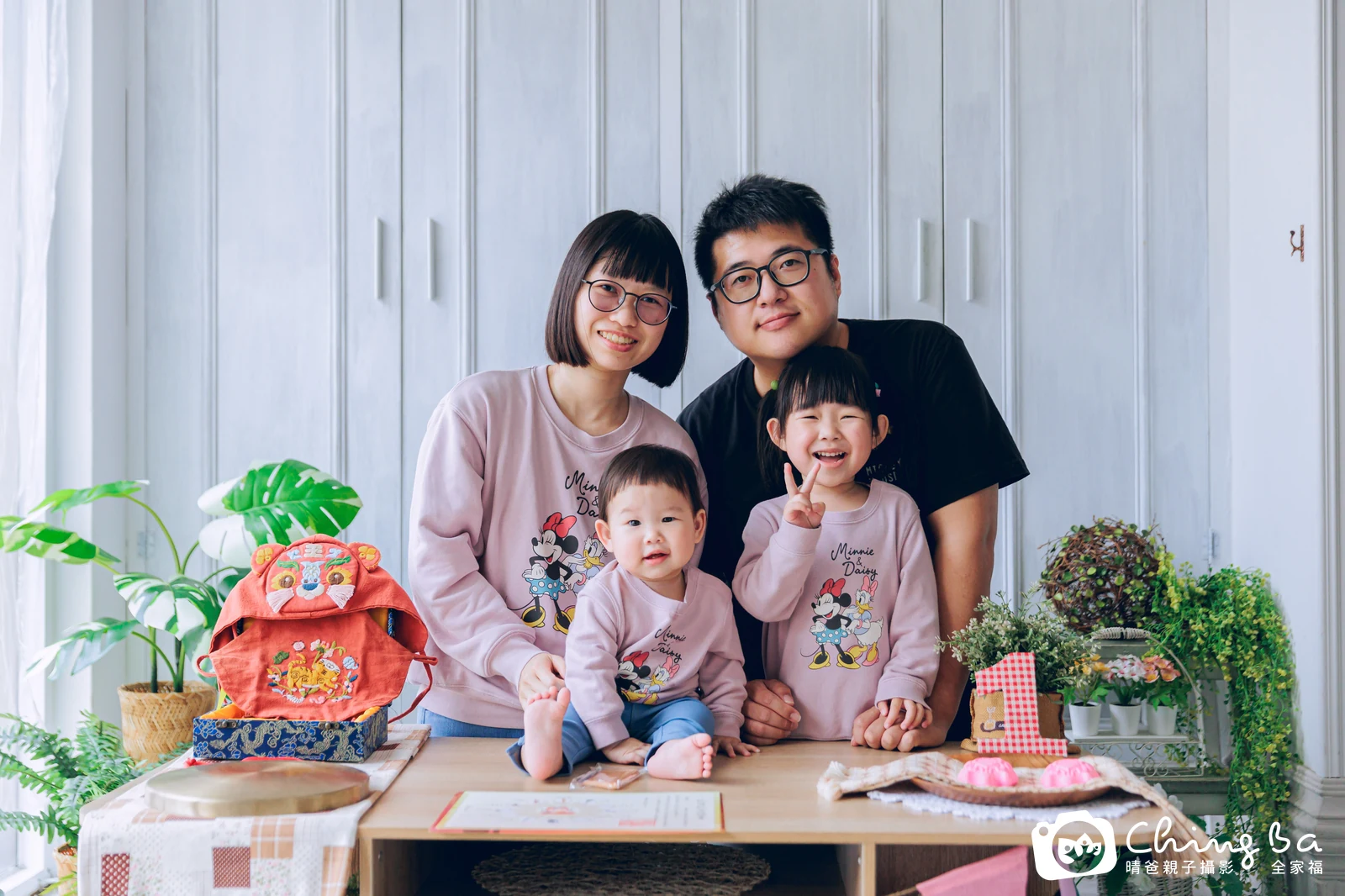 妞妞在台中拍小家庭抓周的珍貴一刻