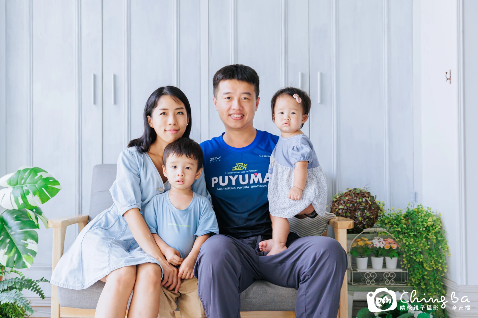 僑僑的台中小家庭抓周拍攝現場