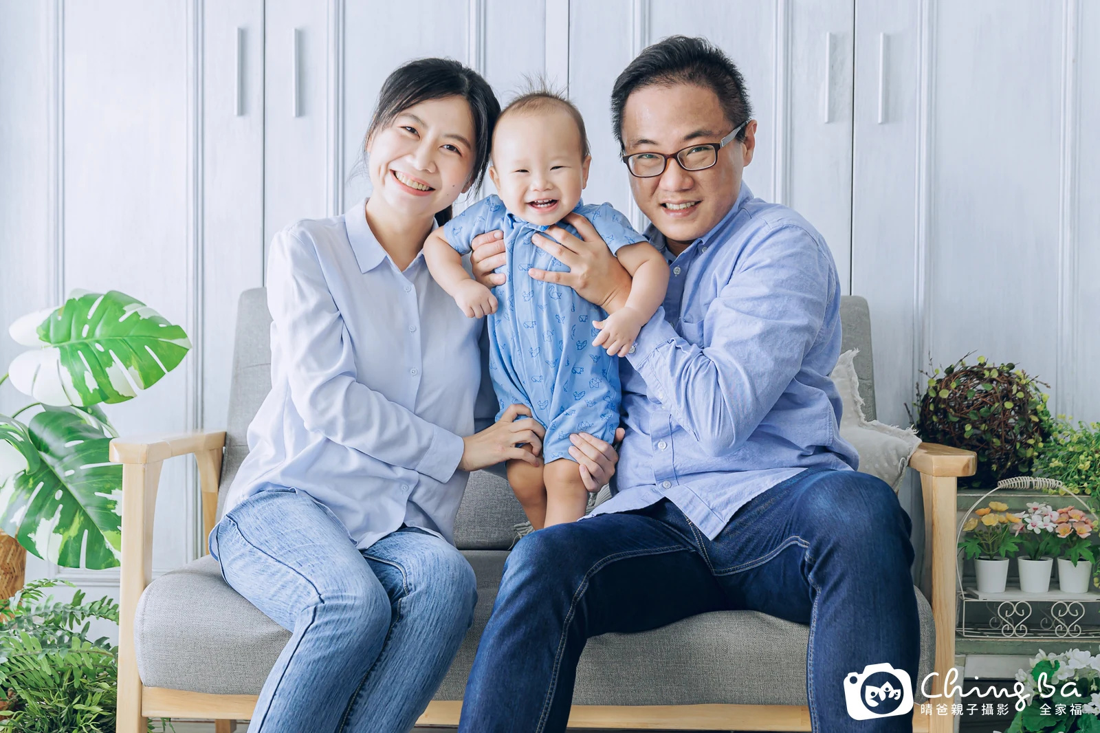 小家庭抓周拍作品|2023 年秋季|晴爸親子攝影
