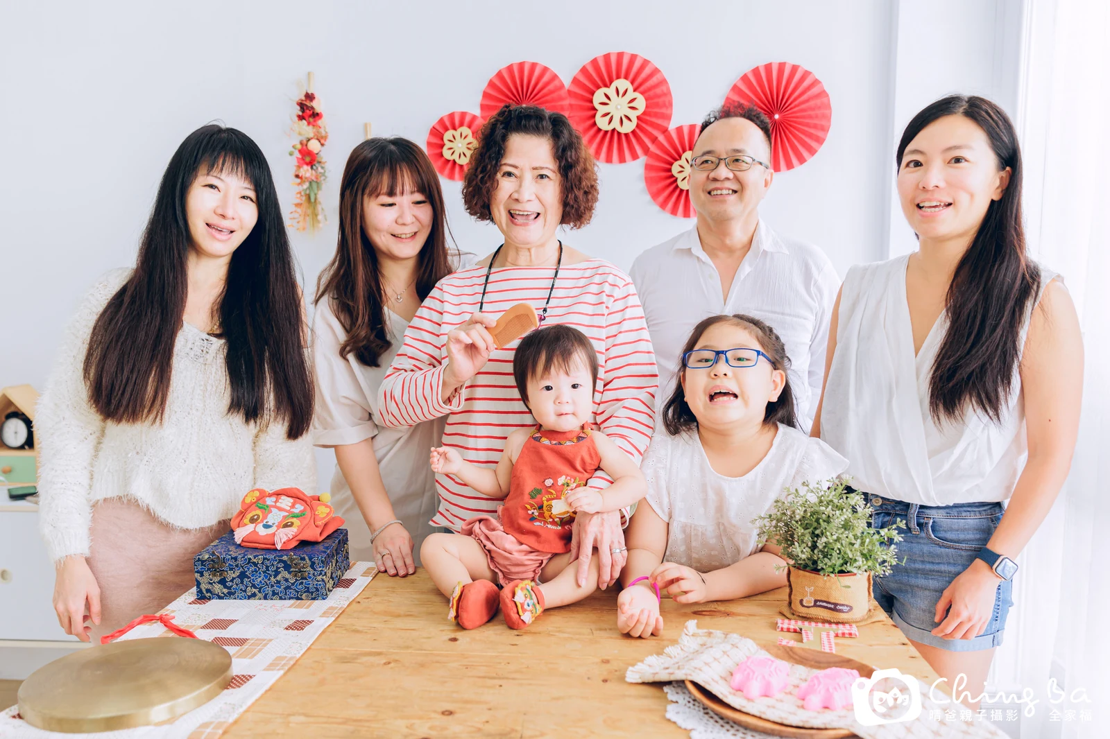 芯芯的抓周時光——晴爸親子攝影