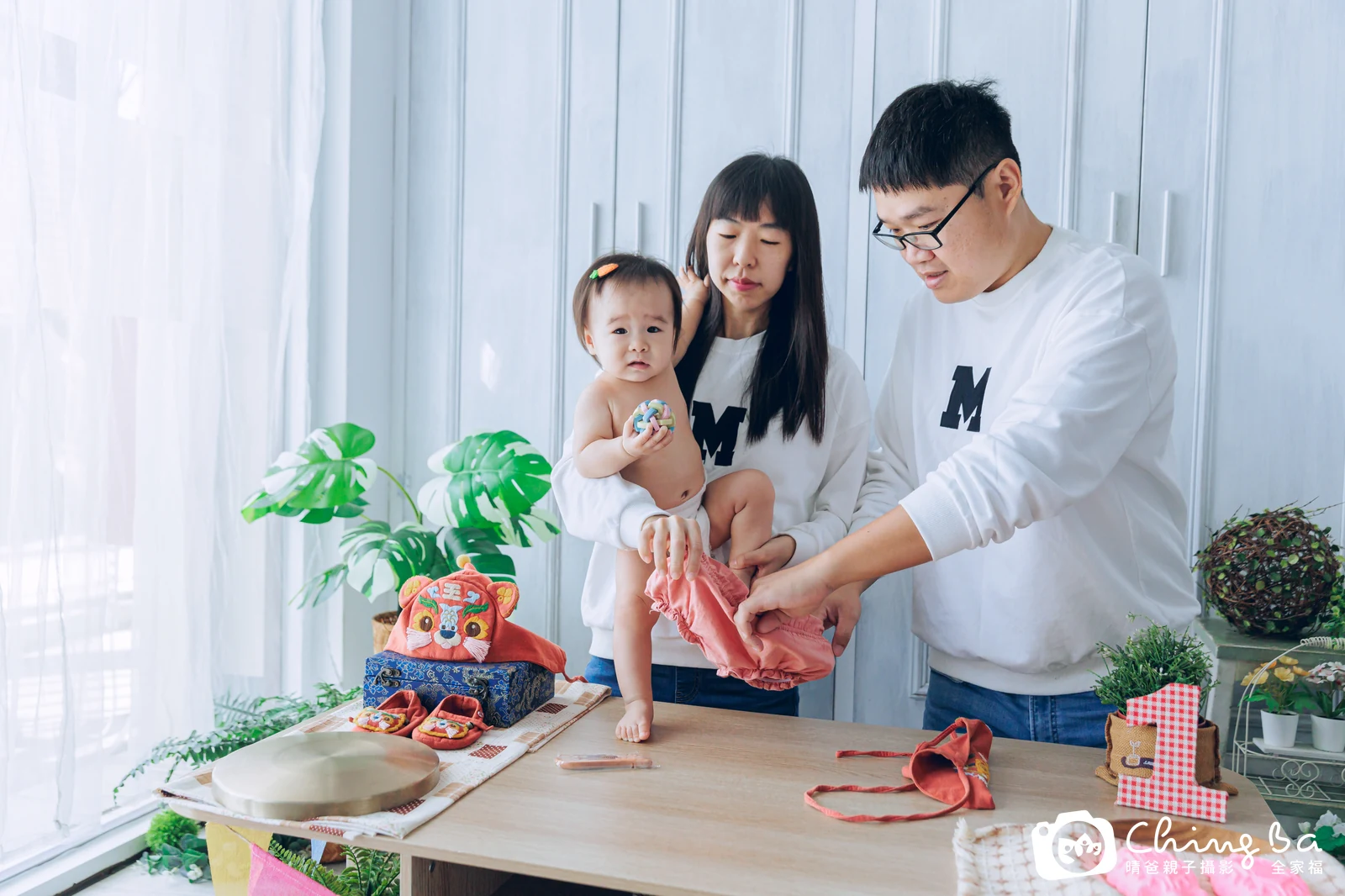 恩恩的抓周時光——晴爸親子攝影