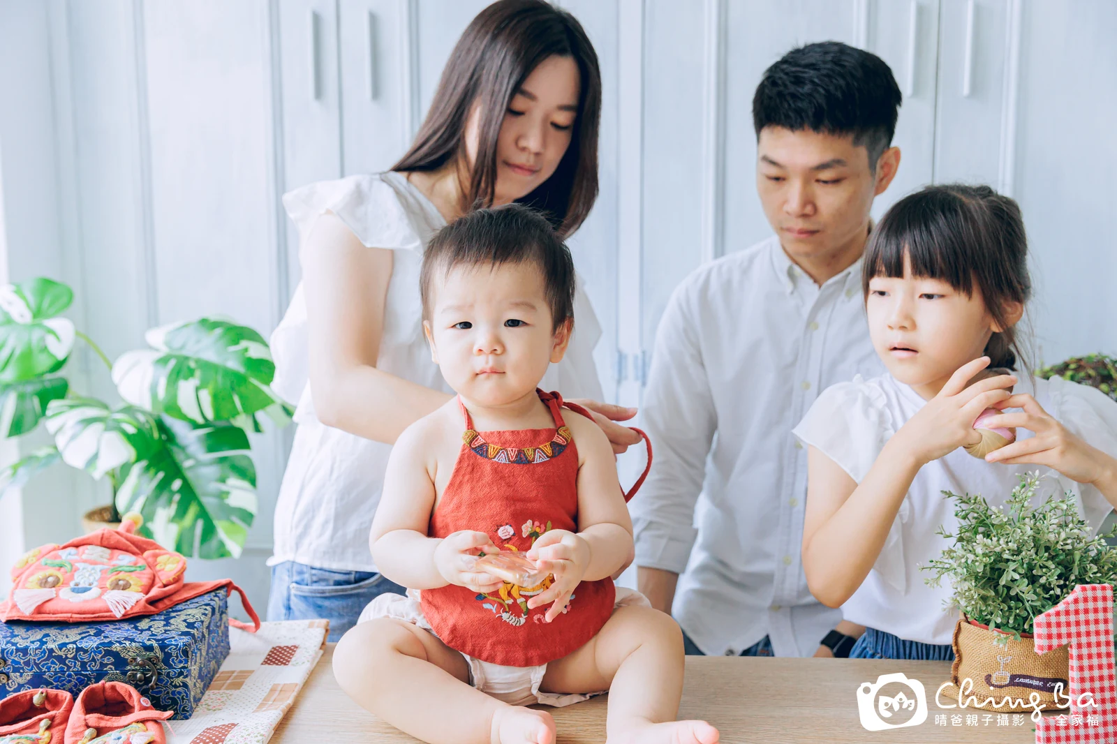 包包周歲抓周儀式的紀錄（2022 年秋季）