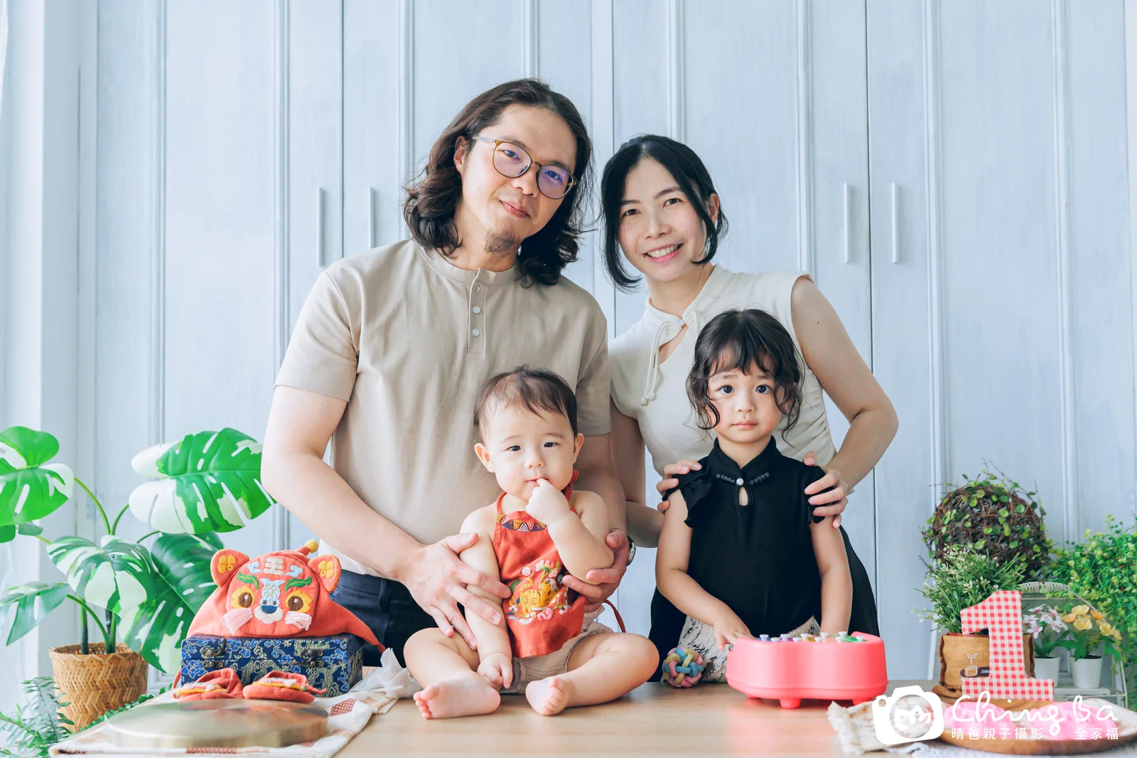 小貝果周歲抓周儀式的紀錄(2024 年秋季)