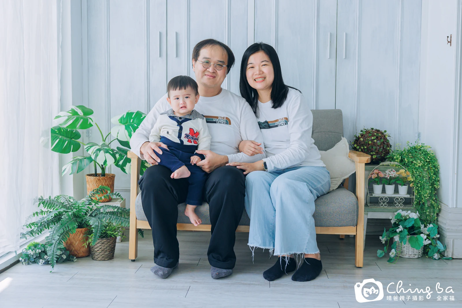 祐祐的台中小家庭抓周拍攝現場