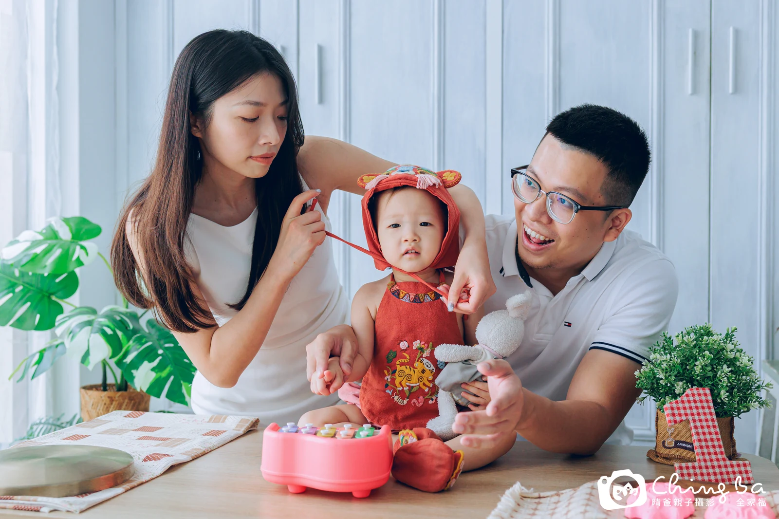 蜜寶周歲抓周儀式的紀錄(2025 年冬季)