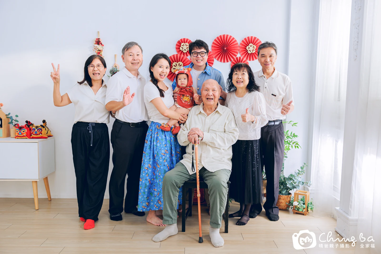 Glenn在台中拍小家庭抓周的珍貴一刻