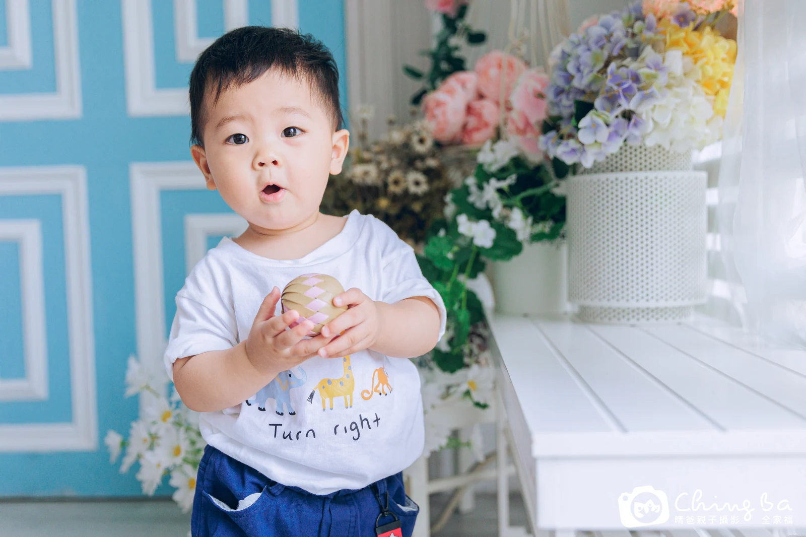 茶茶的抓周時光——晴爸親子攝影