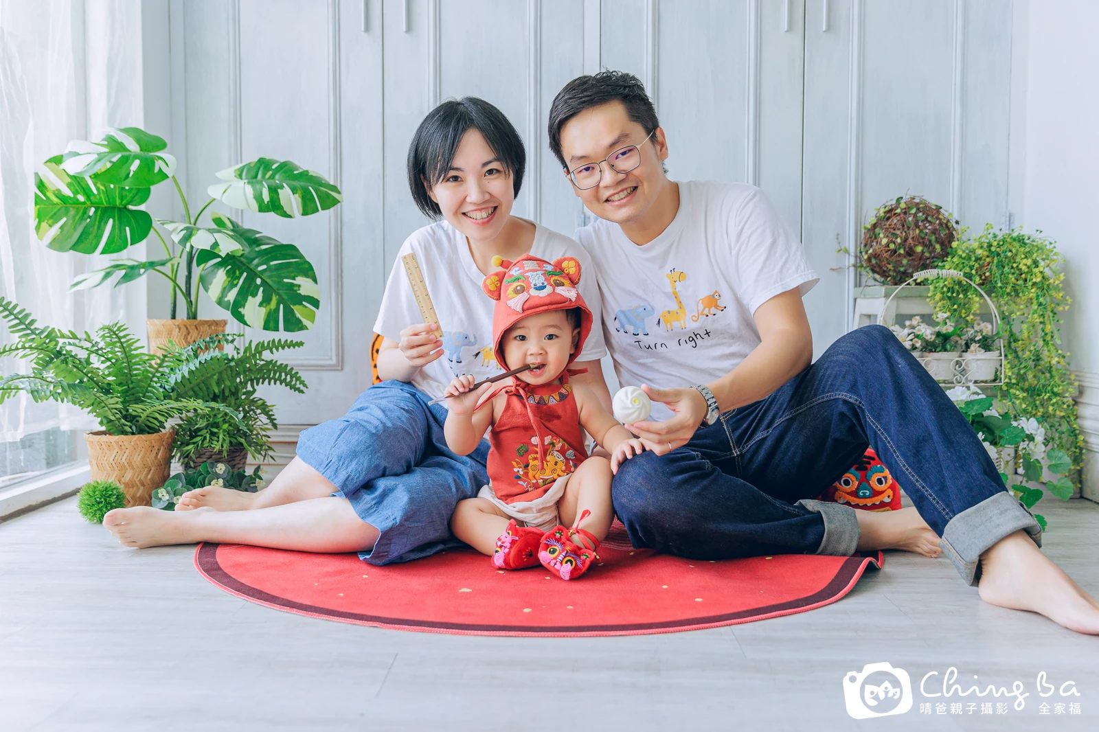 茶茶周歲抓周儀式的紀錄（2022 年夏季）