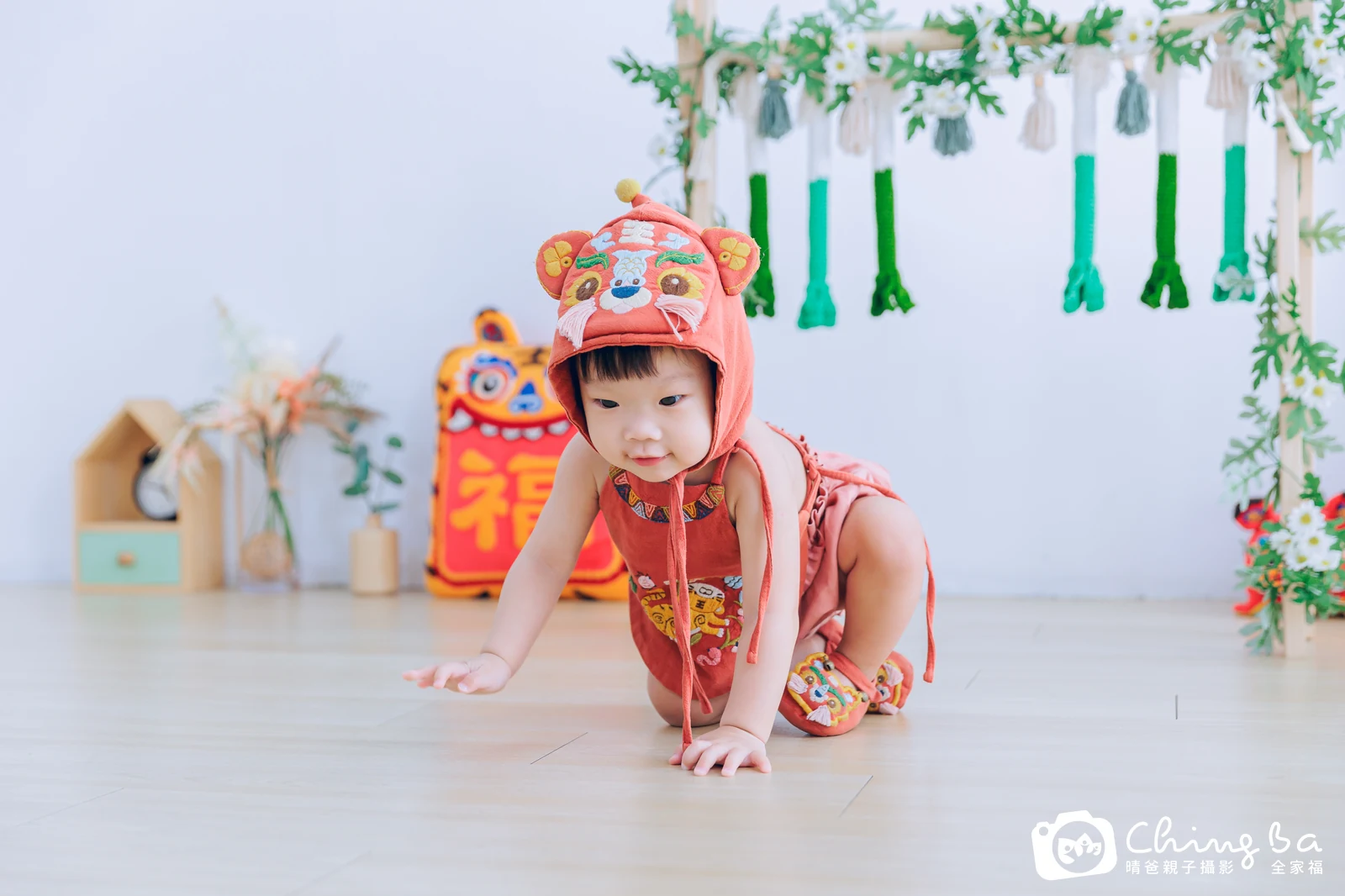 晴周歲抓周儀式的紀錄（2023 年秋季）