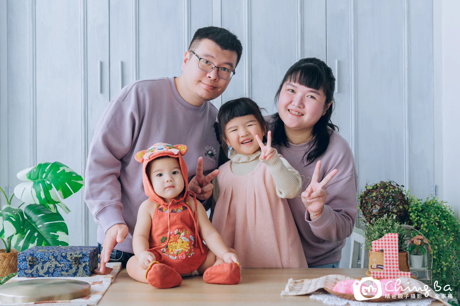 睿周歲抓周儀式的紀錄（2025 年春季）