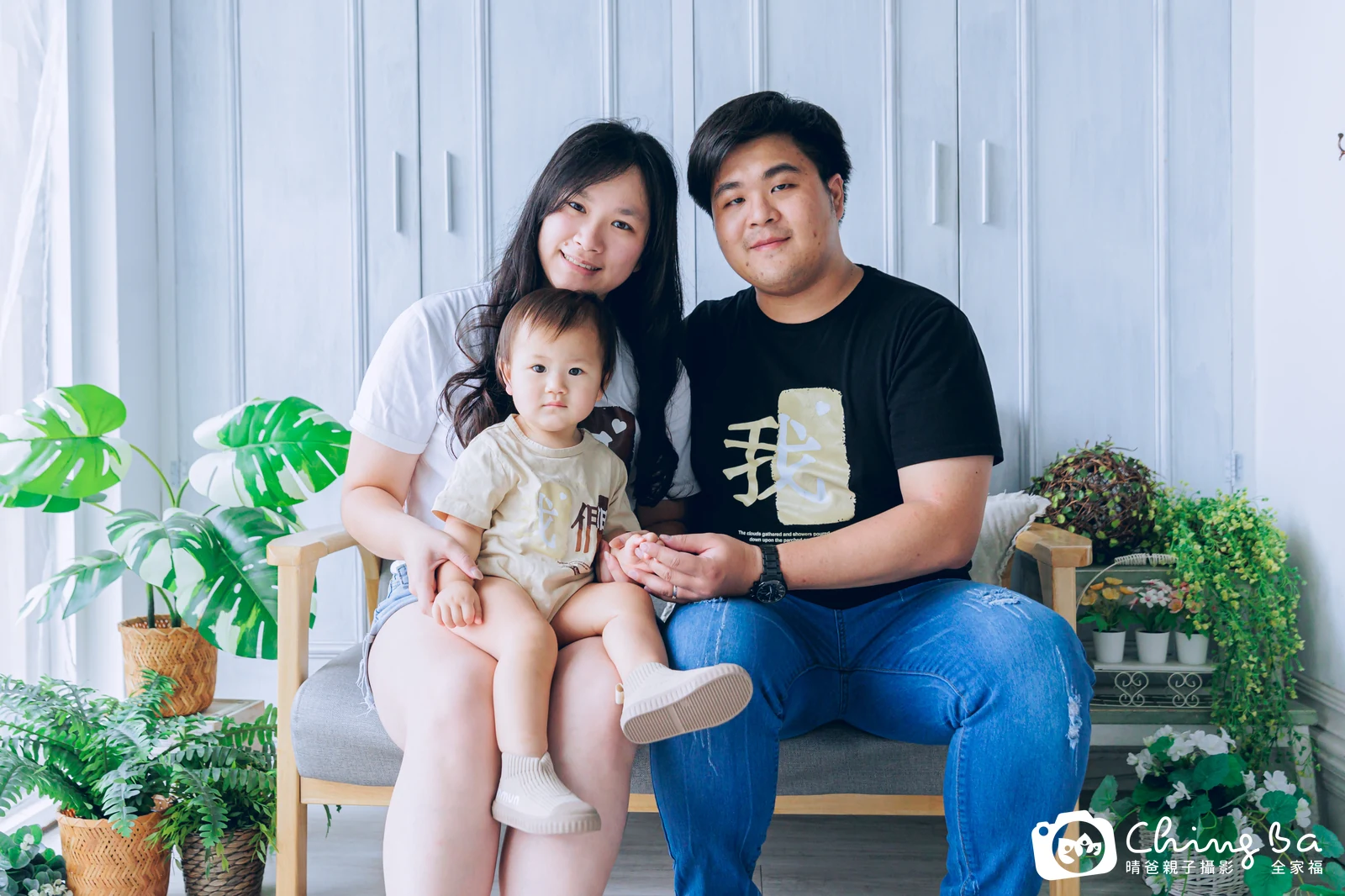 萱萱 約 1 歲寶貝 台中小家庭抓周紀念照｜晴爸親子攝影