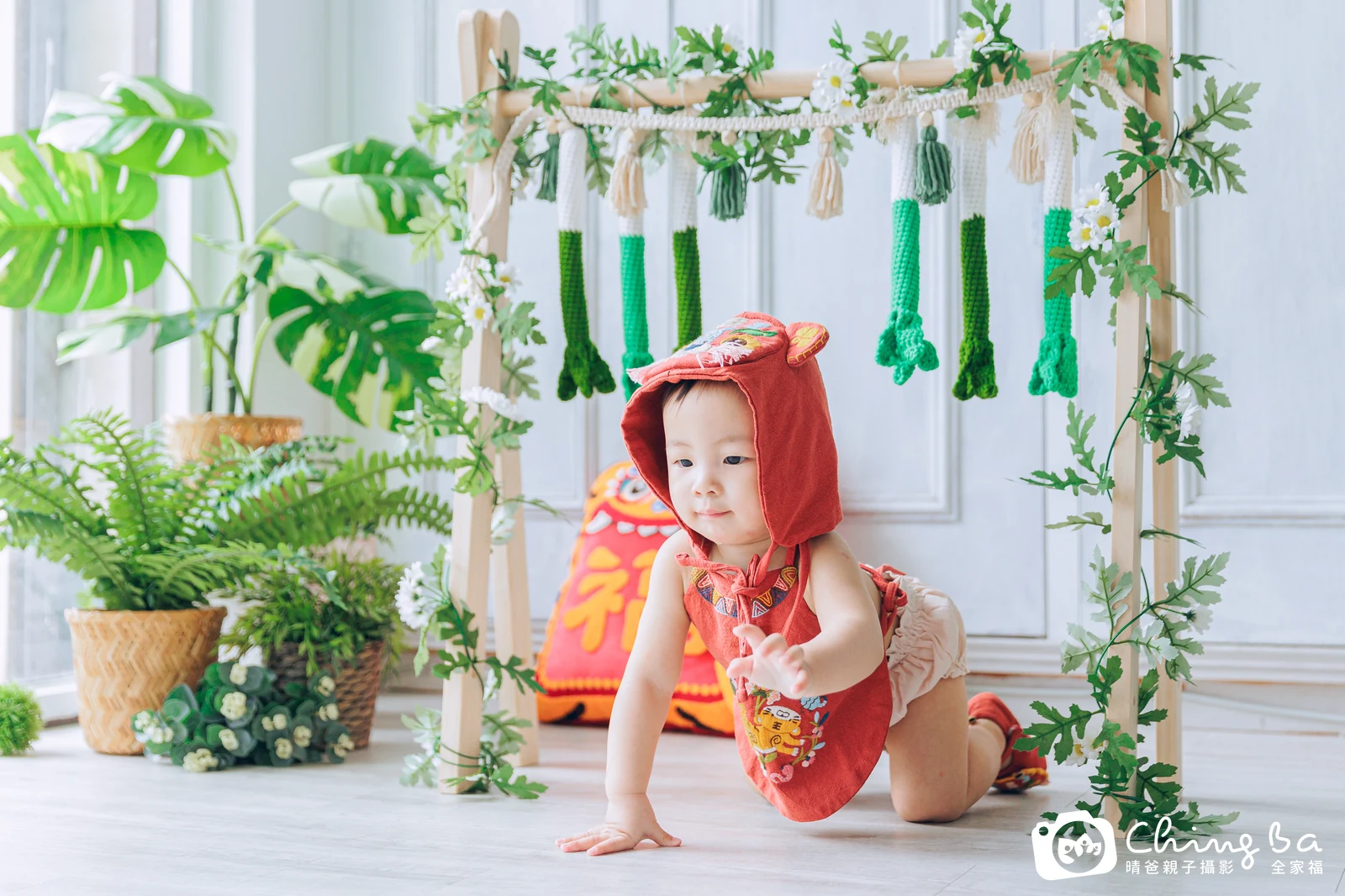 珩周歲抓周儀式的紀錄（2022 年夏季）