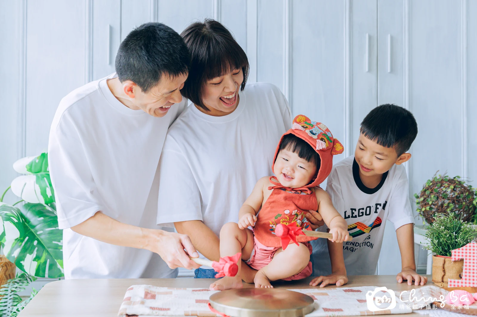 小家庭抓周拍作品｜2024 年夏季｜晴爸親子攝影