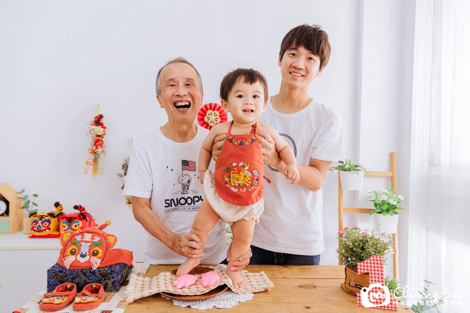 瑀周歲抓周儀式的紀錄（2023 年秋季）