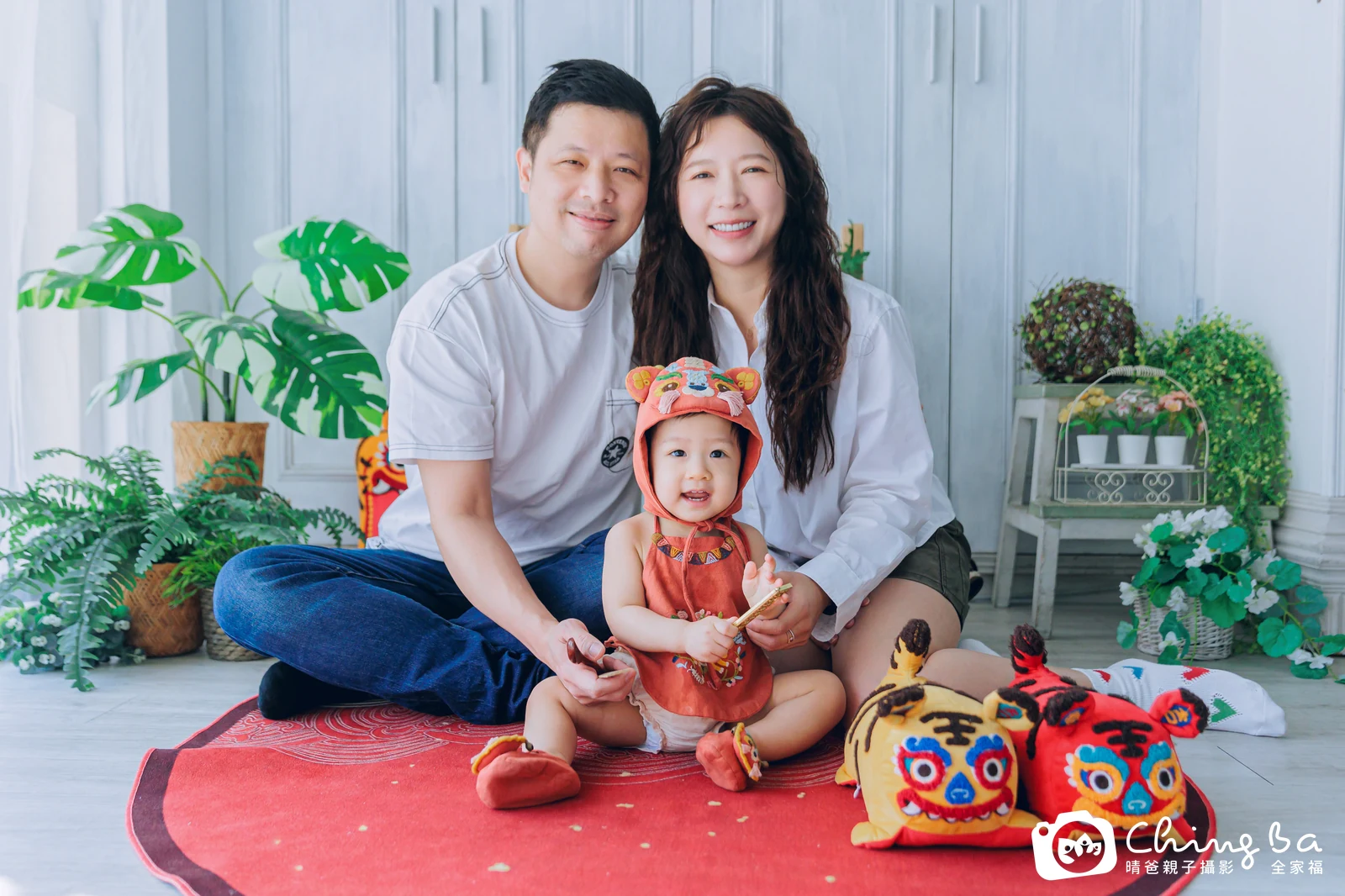 小小龍 約 1 歲寶貝 台中小家庭抓周紀念照｜晴爸親子攝影