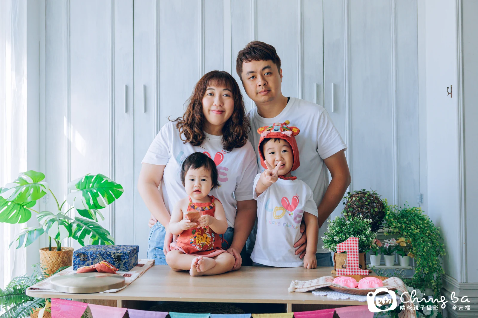 妍妍周歲抓周儀式的紀錄(2025 年冬季)