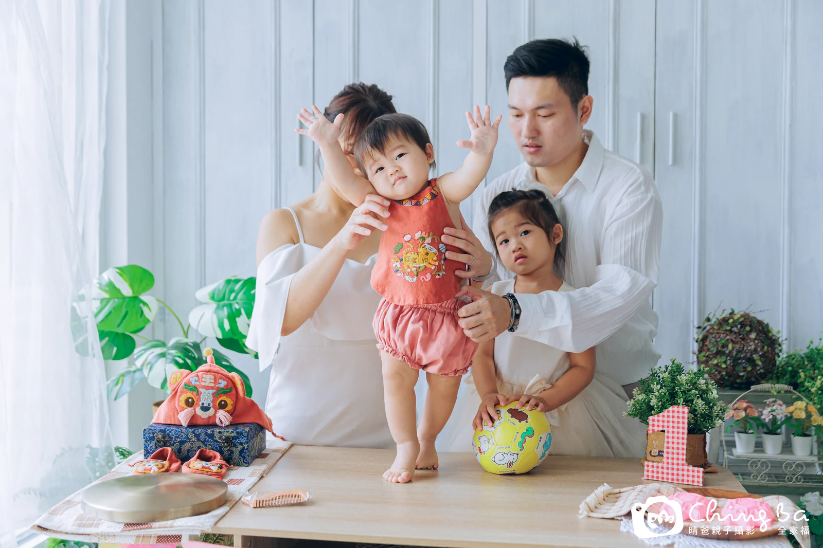 Yuna周歲抓周儀式的紀錄（2025 年秋季）