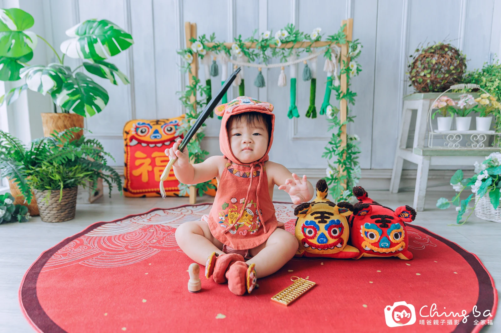 Yuna周歲抓周儀式的紀錄（2025 年秋季）