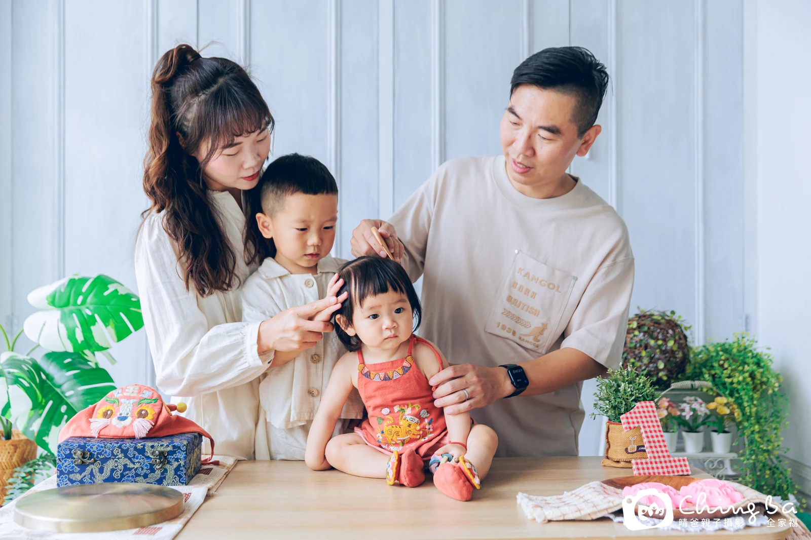 樂樂的抓周時光——晴爸親子攝影
