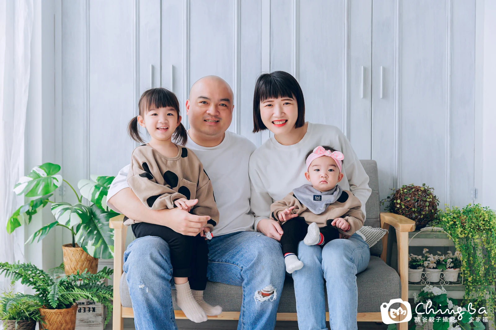 小玥的台中小家庭抓周拍攝現場