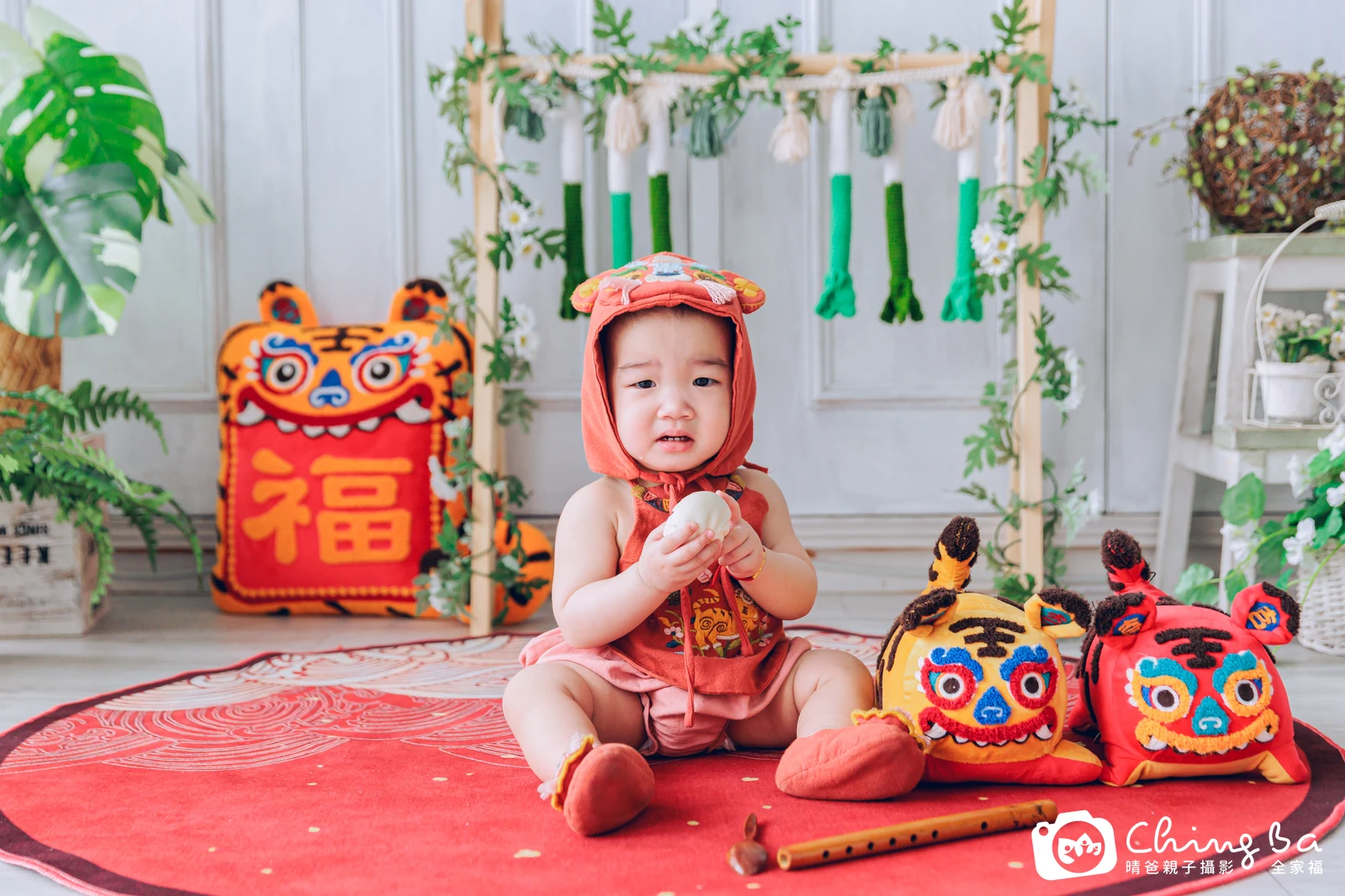 小家庭抓周拍作品|2023 年春季|晴爸親子攝影
