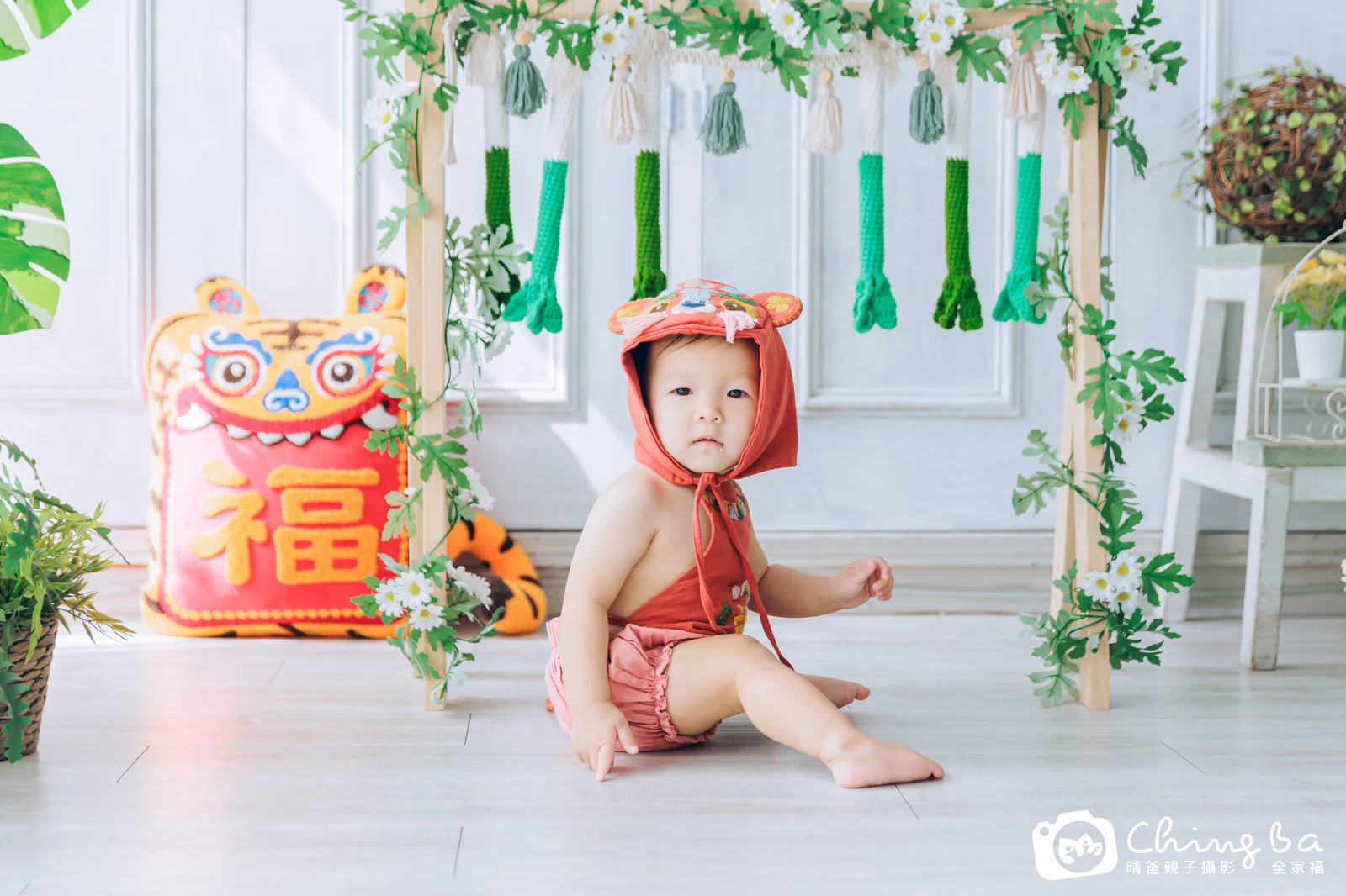 小羅賓在台中拍小家庭抓周的珍貴一刻